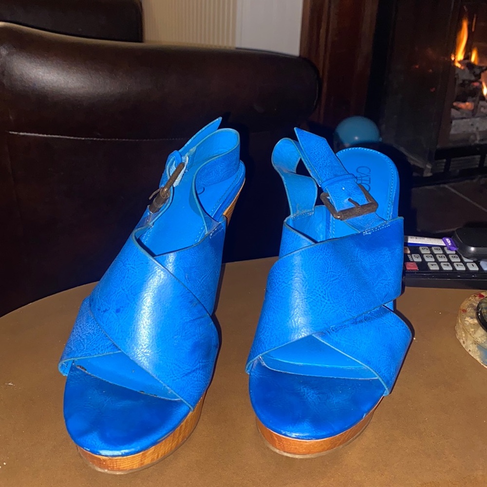 Cato wedges heels sandals size 8 women’s sandals